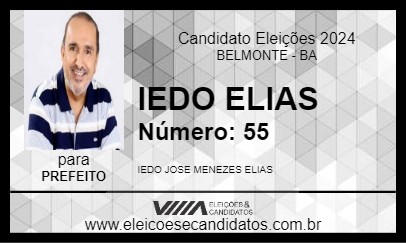 Candidato IEDO ELIAS 2024 - BELMONTE - Eleições