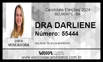 Candidato DRA DARLIENE 2024 - BELMONTE - Eleições