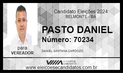 Candidato PASTOR DANIEL 2024 - BELMONTE - Eleições