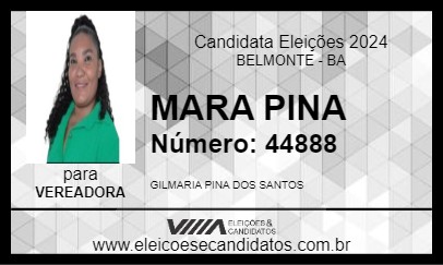 Candidato MARA PINA 2024 - BELMONTE - Eleições