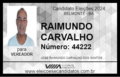 Candidato RAIMUNDO CARVALHO 2024 - BELMONTE - Eleições