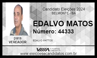 Candidato EDALVO MATOS 2024 - BELMONTE - Eleições