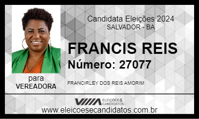 Candidato FRANCIS REIS 2024 - SALVADOR - Eleições