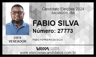 Candidato FABIO SILVA 2024 - SALVADOR - Eleições