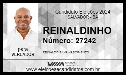 Candidato REINALDINHO 2024 - SALVADOR - Eleições