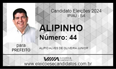 Candidato ALIPINHO 2024 - IPIAÚ - Eleições