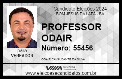 Candidato PROFESSOR ODAIR 2024 - BOM JESUS DA LAPA - Eleições