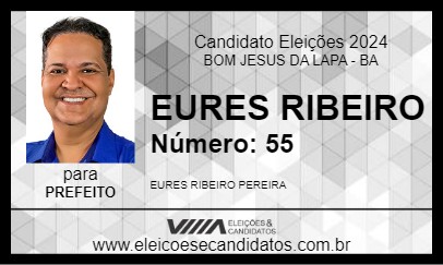 Candidato EURES RIBEIRO 2024 - BOM JESUS DA LAPA - Eleições