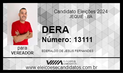 Candidato DERA 2024 - JEQUIÉ - Eleições