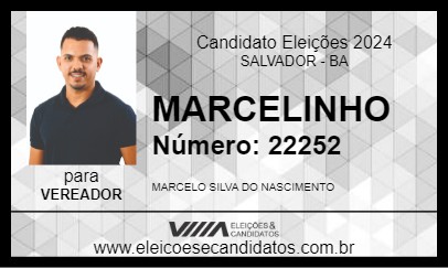 Candidato MARCELINHO 2024 - SALVADOR - Eleições