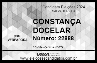 Candidato CONSTANÇA DOCELAR 2024 - SALVADOR - Eleições