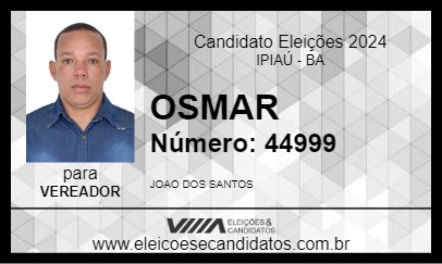 Candidato OSMAR 2024 - IPIAÚ - Eleições