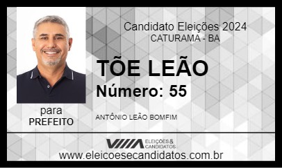 Candidato TÕE LEÃO 2024 - CATURAMA - Eleições