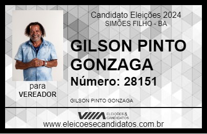 Candidato BARBA AZUL 2024 - SIMÕES FILHO - Eleições