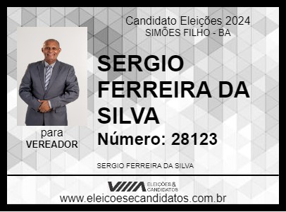 Candidato SERGIO FERREIRA 2024 - SIMÕES FILHO - Eleições