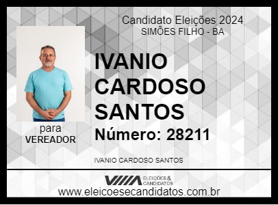 Candidato IVANIO DAS TRUFAS 2024 - SIMÕES FILHO - Eleições