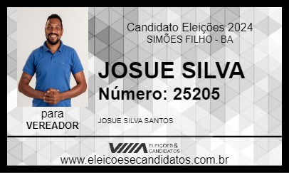 Candidato JOSUE SILVA 2024 - SIMÕES FILHO - Eleições