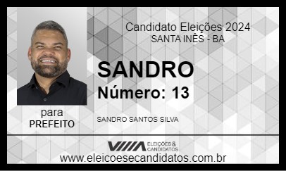 Candidato SANDRO 2024 - SANTA INÊS - Eleições