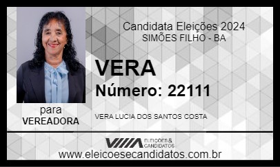 Candidato VERA 2024 - SIMÕES FILHO - Eleições