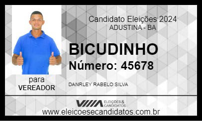 Candidato BICUDINHO 2024 - ADUSTINA - Eleições