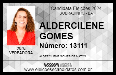 Candidato ALDERCILENE GOMES 2024 - SOBRADINHO - Eleições