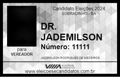 Candidato DR. JADEMILSON 2024 - SOBRADINHO - Eleições