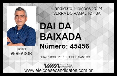 Candidato DAI DA BAIXADA 2024 - SERRA DO RAMALHO - Eleições