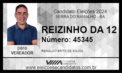 Candidato REIZINHO DA 12 2024 - SERRA DO RAMALHO - Eleições