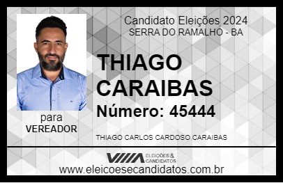 Candidato THIAGO CARAIBAS 2024 - SERRA DO RAMALHO - Eleições