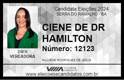 Candidato CIENE DE DR HAMILTON 2024 - SERRA DO RAMALHO - Eleições