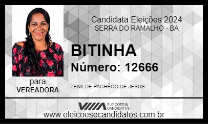 Candidato BITINHA 2024 - SERRA DO RAMALHO - Eleições