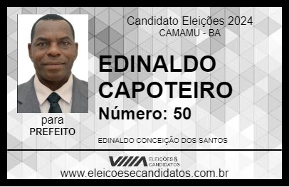 Candidato EDINALDO CAPOTEIRO 2024 - CAMAMU - Eleições