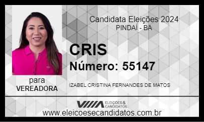 Candidato CRIS 2024 - PINDAÍ - Eleições