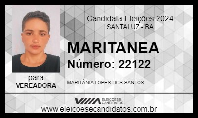 Candidato MARITANEA 2024 - SANTALUZ - Eleições