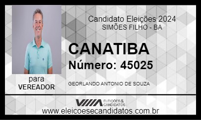 Candidato CANATIBA 2024 - SIMÕES FILHO - Eleições