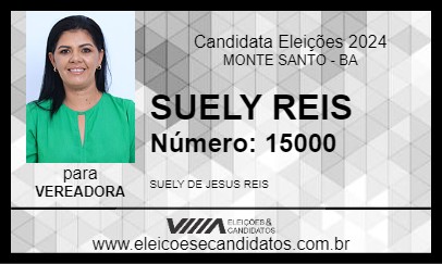 Candidato SUELY REIS 2024 - MONTE SANTO - Eleições