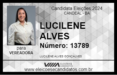 Candidato LUCILENE ALVES 2024 - CANDEAL - Eleições