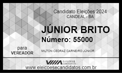 Candidato JÚNIOR BRITO 2024 - CANDEAL - Eleições