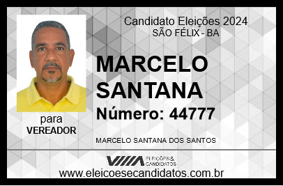 Candidato MARCELO SANTANA 2024 - SÃO FÉLIX - Eleições