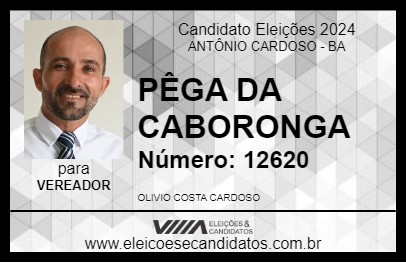 Candidato PÊGA DA CABORONGA 2024 - ANTÔNIO CARDOSO - Eleições