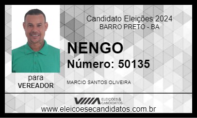 Candidato NENGO 2024 - BARRO PRETO - Eleições