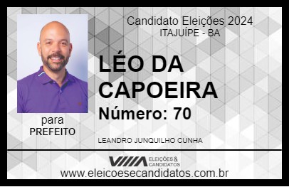 Candidato LÉO DA CAPOEIRA 2024 - ITAJUÍPE - Eleições