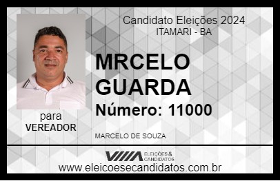 Candidato MARCELO GUARDA 2024 - ITAMARI - Eleições