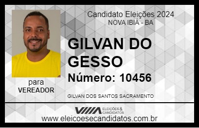 Candidato GRILO DE JOANA 2024 - NOVA IBIÁ - Eleições