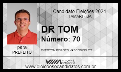 Candidato DR TOM 2024 - ITAMARI - Eleições