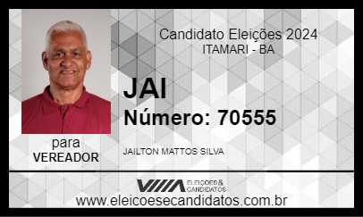 Candidato JAI 2024 - ITAMARI - Eleições