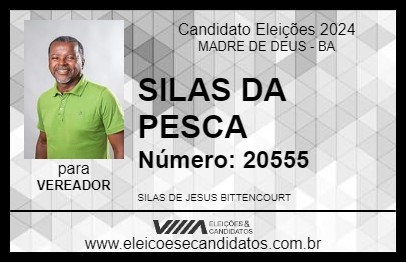 Candidato SILAS DA PESCA 2024 - MADRE DE DEUS - Eleições