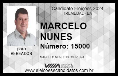 Candidato MARCELO NUNES 2024 - TREMEDAL - Eleições