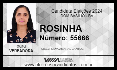 Candidato ROSINHA 2024 - DOM BASÍLIO - Eleições