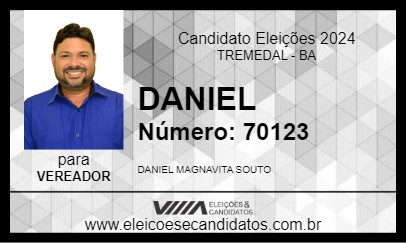 Candidato DANIEL 2024 - TREMEDAL - Eleições